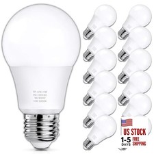 12-Pack A19 LED Light Bulbs, 100 Watt Equivalent LED Bulb, Daylight White