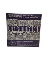 Sawyer's View-Master OBERAMMERGAU PASSION PLAY 3 Reel Set  Booklets - 1951