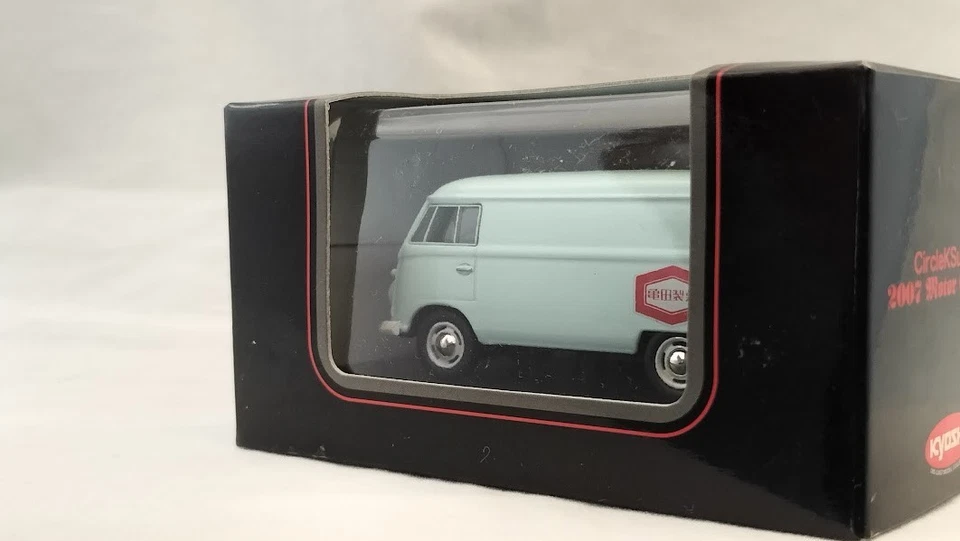 Coche diecast exclusivo Sunkus KYOSHO Volkswagen tipo 2 furgoneta Kameda Seika 2007 Foto 3 de 4