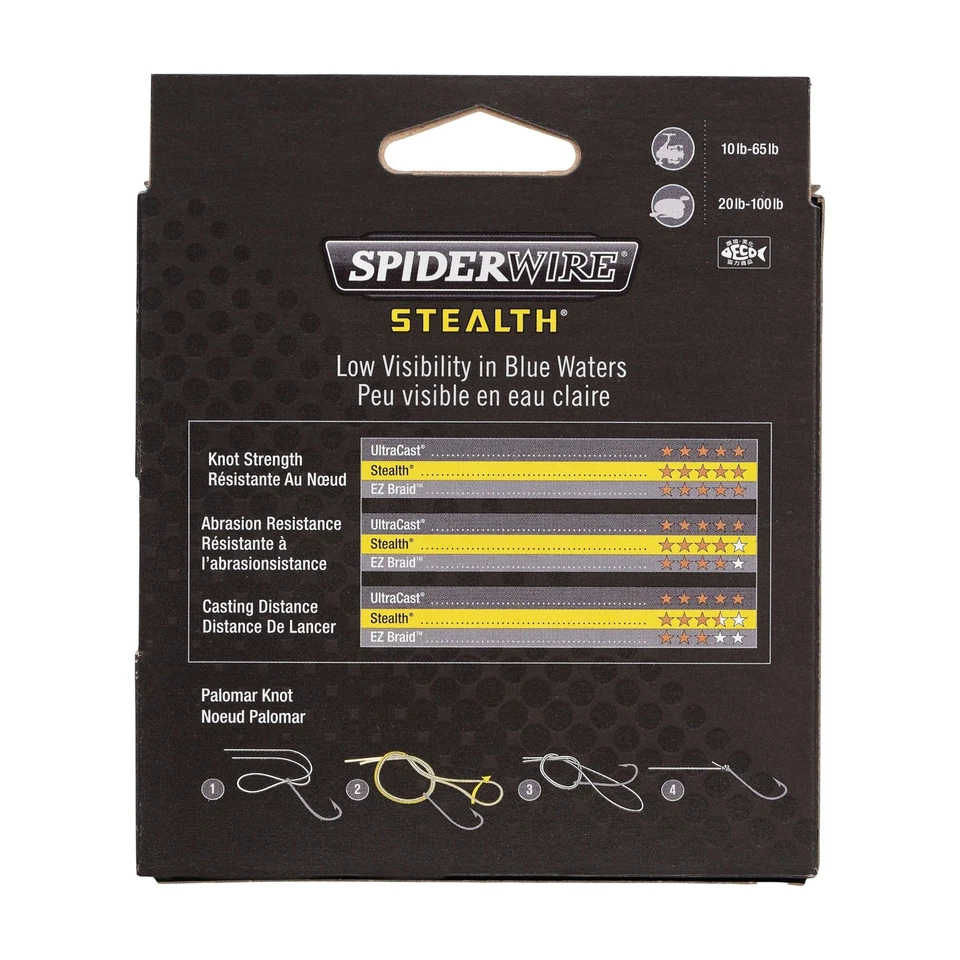 SpiderWire Stealth® Superline, Blue Camo, 80lb | 36.2kg, 300yd | 274m Braided - Image 3 of 4