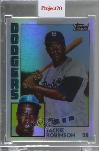 2021 Project 70 Online Exclusive Rainbow Foil /70 Jackie Robinson Jonas Never