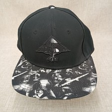 Star Wars Darth Vader Face Black Flat Bill Snapback Adjustable Cap Hat