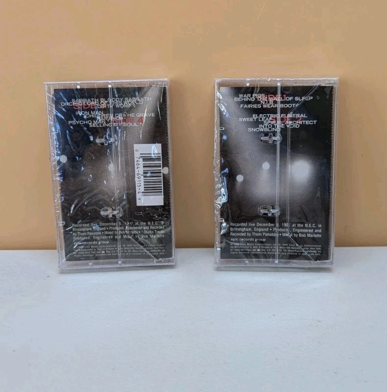 BLACK SABBATH Reunion LIVE 2 Tape Cassette Set War Pigs Iron Man Paranoid NEW - Image 2 of 4