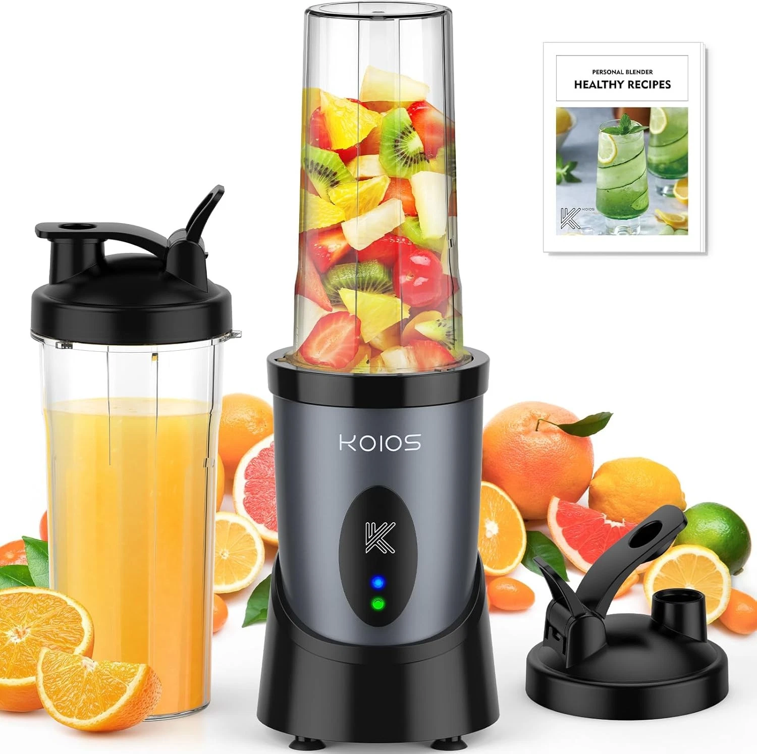 KOIOS Smoothie Blender 900W Personal Blender w 2 Portable Cups
Opens in a new window or tab