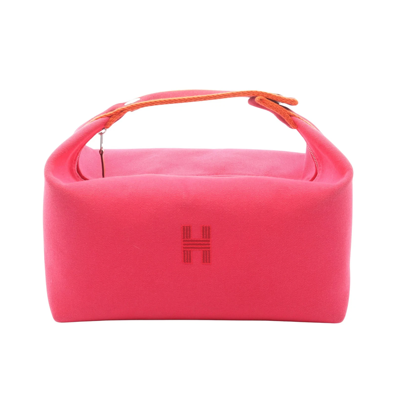 Hermes — Hermes GM Handbag Pink Canvas #RCB3895