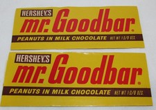 2 Vintage Hershey's Mr. Goodbar Wrappers