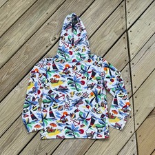 Ralph Lauren Polo Boy's Polo Bear Jersey Hoodie Size M 10-12 