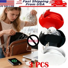 3 color Cable Organizer Auto Winder Automatic Winder Retractable Cord Organizer