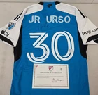 Charlotte FC JUNIOR URSO Signed Match Game Used Soccer Jersey 2024 Season