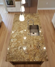 Petrified Stone Countertops - Kitchen Countertops - Agate Wood Stone Modern Slab