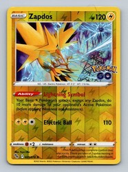 Zapdos 029/078 Pokémon GO Reverse Holo