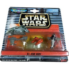 Micro Machines Star Wars VI Fahrzeug Set Boba Fett's Slave I Escort Fregatte Bespi