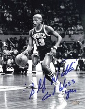 Donald Slick Watts Autographed 8x10 Photo Seattle Supersonics MCS Holo #87371