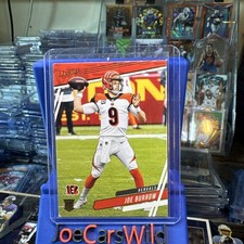 JOE BURROW ROOKIE CARD JERSEY #9 BENGALS RC LSU 2020 Panini PRESTIGE. rookie card picture