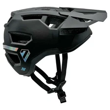 7iDP Project 21 Trail Helmet M/L Black Holographic | Lightweight Open-Face with