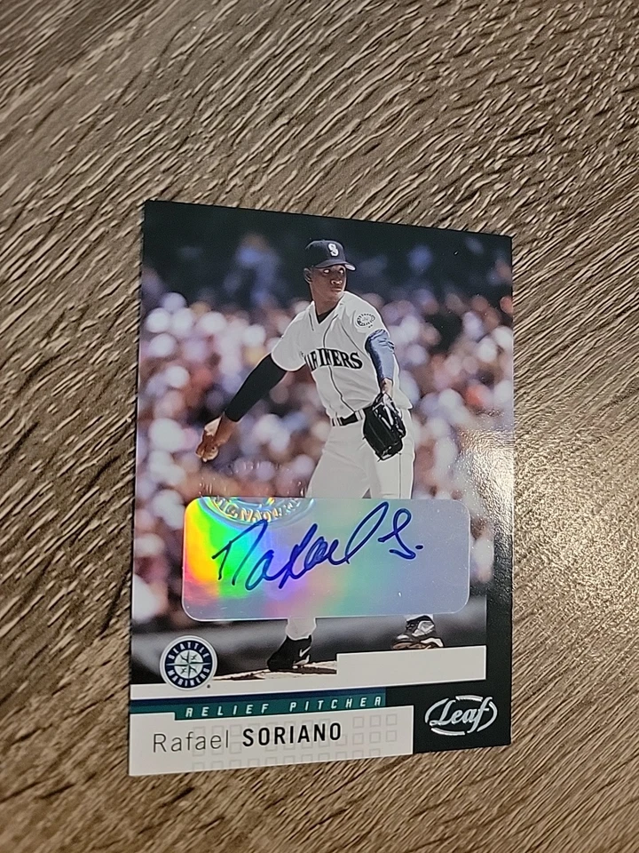 2004 Leaf Second Edition Auto Rafael Soriano #76 Mariners - Image 2 of 4