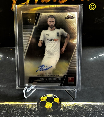Topps 2021-22 Chrome Bundesliga Chrome Autographs Marvin Friedrich BCA-MF Auto