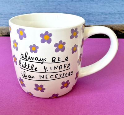 The Happy News Tasse - Always be a little kinder Emily Coxhead Kaffee Tee B