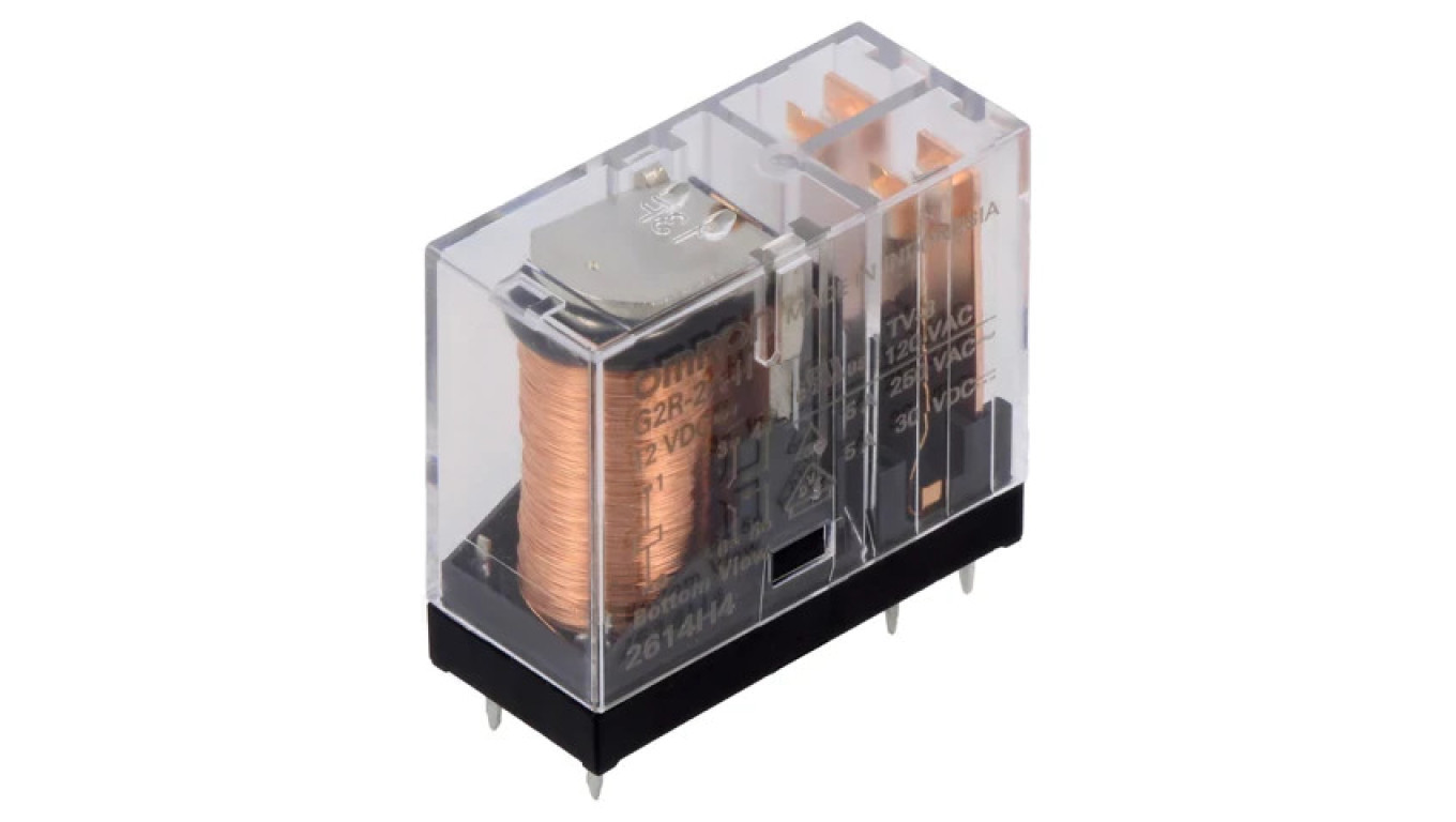 G2R-2A-H-DC12 Relay: Electromagnetic DPST-NO Coils: 12VDC 3A/250VAC /T2UK