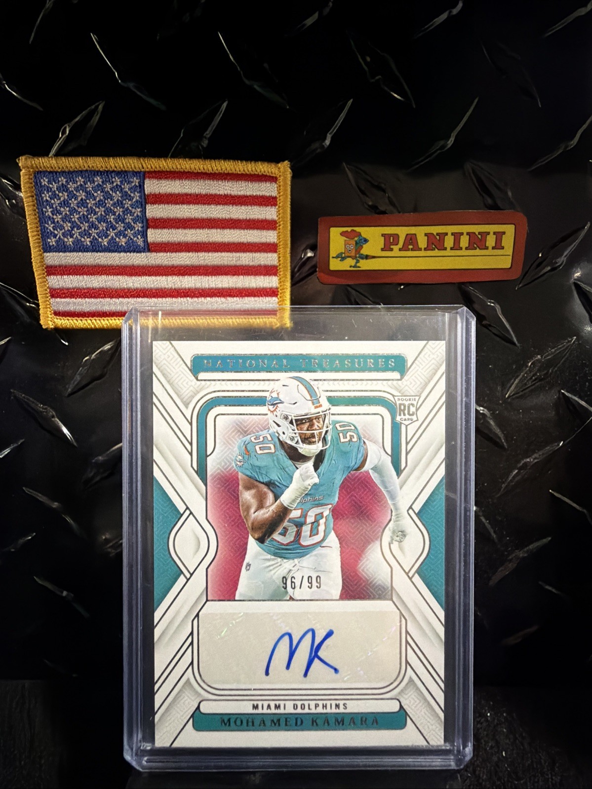 Mohamed Kamara Panini National Treasures #124 Autograph