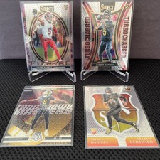 Jayden Daniels Card Lot Of 4.  Commanders Includes RC Inserts!