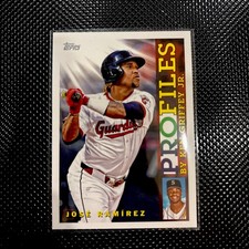 2026 Topps Series 1 Jose Ramirez Profiles #TP-9 Cleveland Guardians
