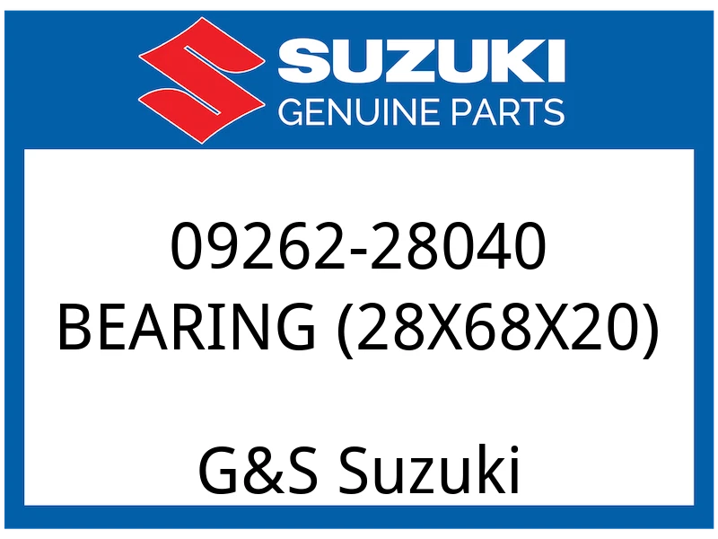 BEARING, DRIVE SHAFT LH *{28X68X20}*