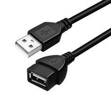 Image of USB 2.0 Extender Extension Cable Cord Type A Male to Female HIGH SPEED