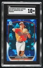 2023 Bowman Chrome Sapphire Edition Prospects Jackson Holliday SGC 10 GEM 0rv8