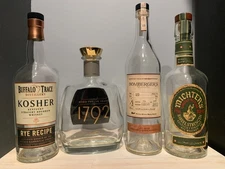 1792 12 Year Bombergers BT Kosher Rye Michter's Barrel Strength Rye Bottle Lot