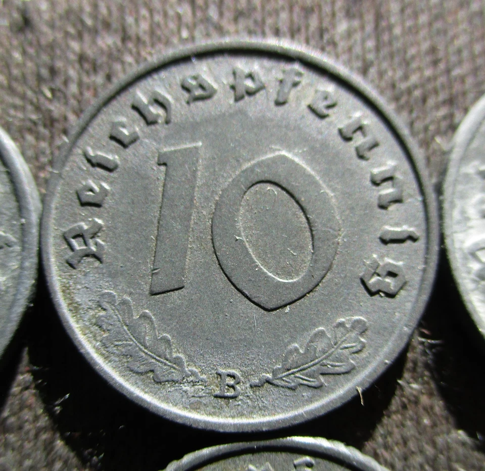 OLD COINS OF THIRD REICH NAZI GERMANY (1940-1944) WORLD WAR II - MIX 542 - Image 4 of 4