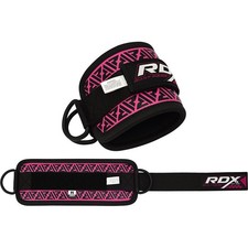 RDX A3 Ankle Straps   Double D-Ring Cable Machine Cuffs for Leg  Glute Workout