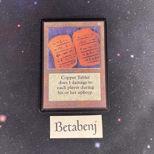 1x MTG Beta Copper Tablet from Estate Collection