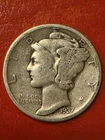 "BUY IT NOW"     1937-P Mercury  SILVER  Dime    Solid GOOD / VERY GOOD SILVER