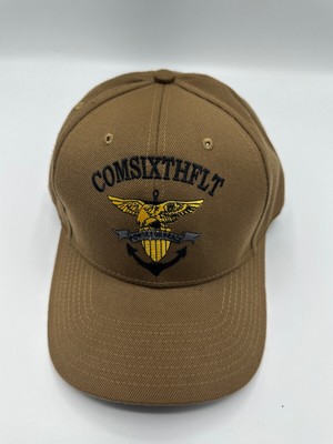 The Corps COMSIXTHFLT Beige Baseball Cap Hat One Size