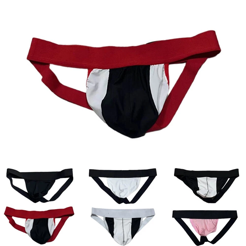 New 2022 Fashion Thong Mens Panties Long Low Rise Male Open Porn