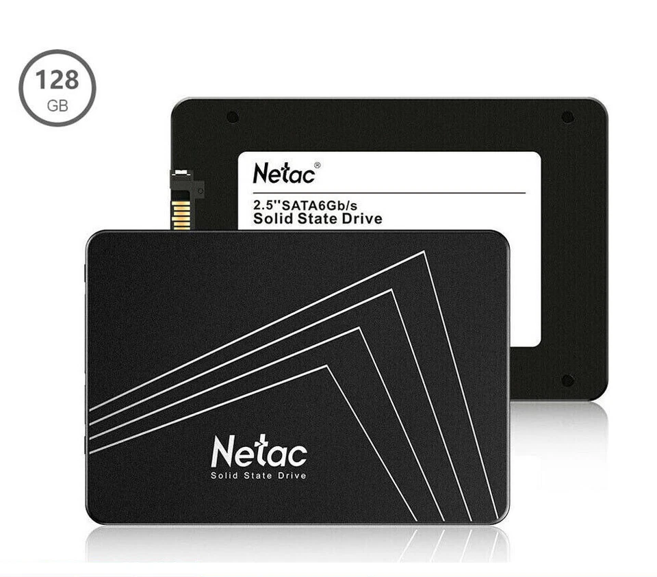 Netac 128GB SSD 2,5 Zoll SATA III 510mb/s Interne Solid State Drive Festplatte