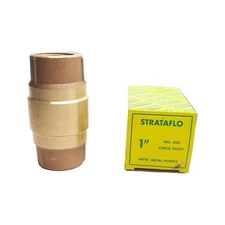 Strataflo 400-100 Check Valve, 1" Pipe Size, 12 GPM Flow Rate, 400 PSI
