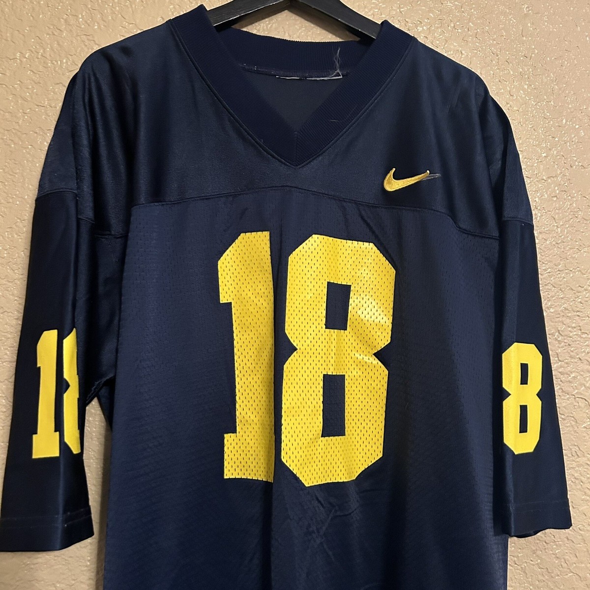 【NIKE】Michigan Wolverines Dri-FIT College Game Jersey Nike Michigan Wolverines Nike Dri-Fit College Game Jersey in