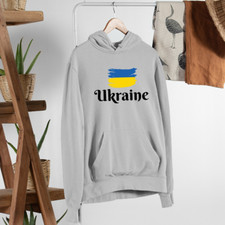 Stand with Ukraine Vintage Peace Love Support T-Shirt Ukraine Flag Public Gifts