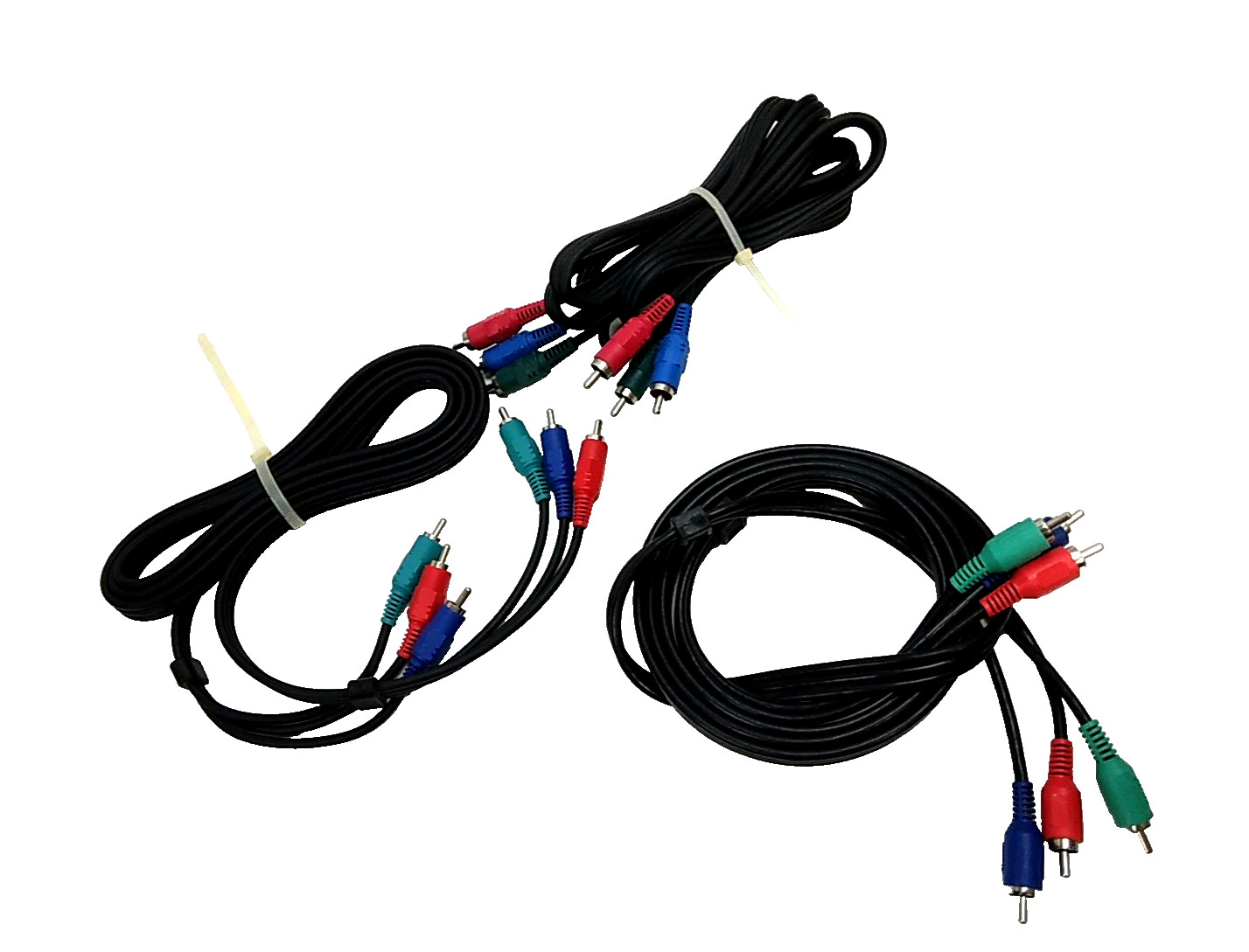 6FT - 3RCA Male to Male RGB Audio/Video Component Cable 3 Pcs