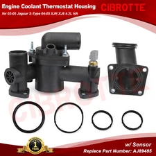 Thermostat Housing w/ gasket for Jaguar Vanden Plas S-Type XJ8 XJR AJ89485