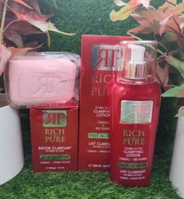 Rich & Pure Double Action Clarifying Body Lotion 250ml & Body Soap
