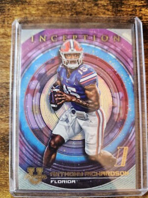2022-23 Bowman University Inception Anthony Richardson #74 Florida Gators Colts