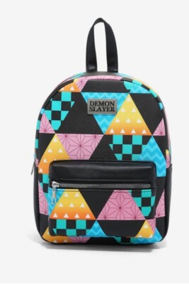 DEMON SLAYER: Kimetsu No Yaiba Patchwork Mini Backpack Demon Slayer: Kimetsu No Yaiba Patchwork Mini | Mercari main image 2