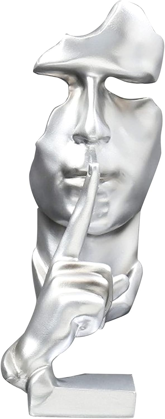 Silence Is Golden Abstract Thinker Sculpture Modern 28cm Creative Statue