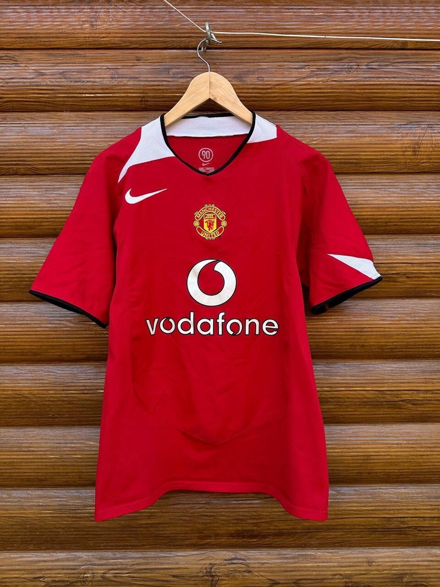 MANCHESTER UNITED 2004-2006 FOOTBALL SHIRT JERSEY AWAY NIKE | eBay
