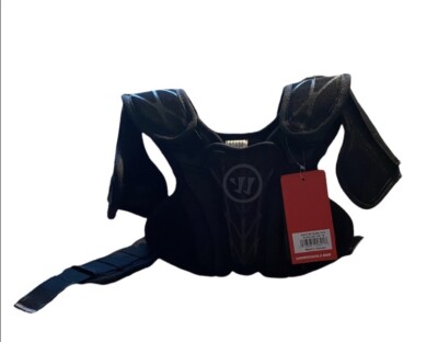NEW (4) Units Warrior Youth Burn NEXT Lacrosse Shoulder Pads Body Armor Black XS