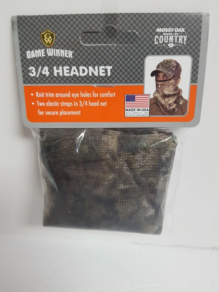 GAME WINNER BY ALLEN COMPANY MESH 3/4 DEER OR TURKEY HUNTING HEADNET MOSSY OAK - Image 3 of 4