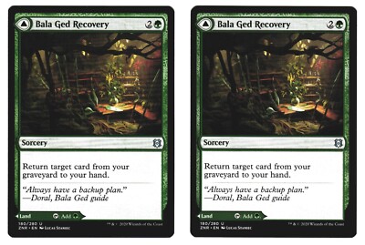 Magic The Gathering MTG  Zendikar Rising ZNR 2020 #180 Bala Ged Recovery NM X2